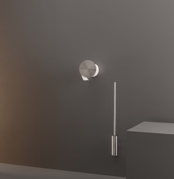 Polleri Cinque - Ceadesign Giotto portarotolo e portascopino acciaio