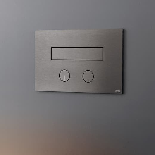 Polleri Cinque - Ceadesign placca di sciacquo con idroscopino acciaio
