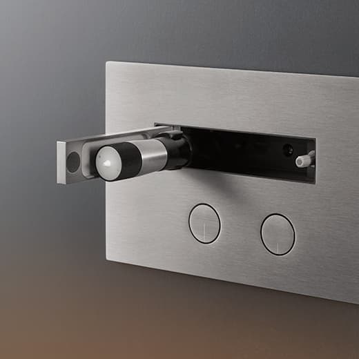Polleri Cinque - Ceadesign placca di sciacquo con idroscopino acciaio 02